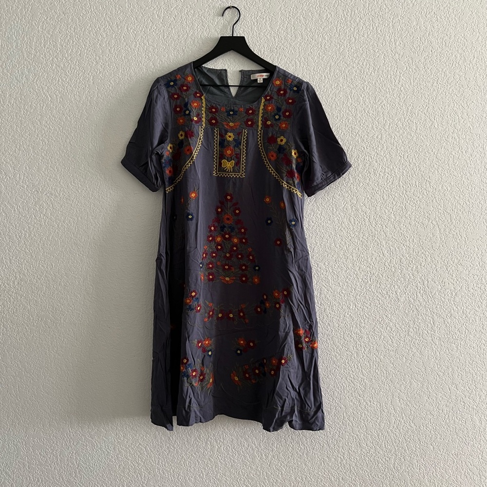 Orange Creek Embroidered Midi Sundress